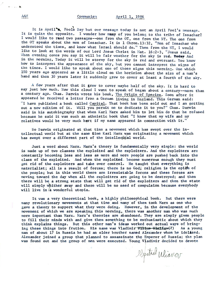 Page One
