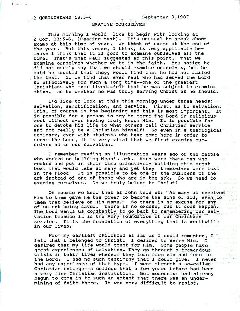 Page One