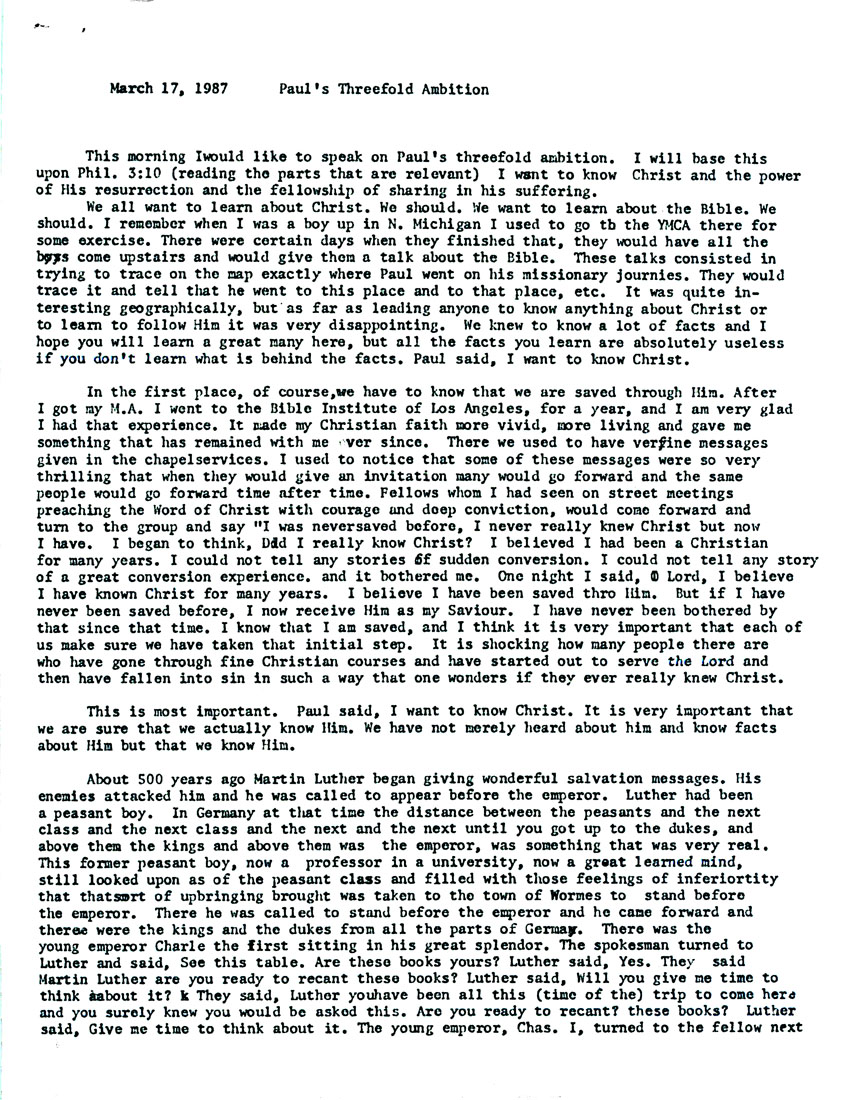 Page One