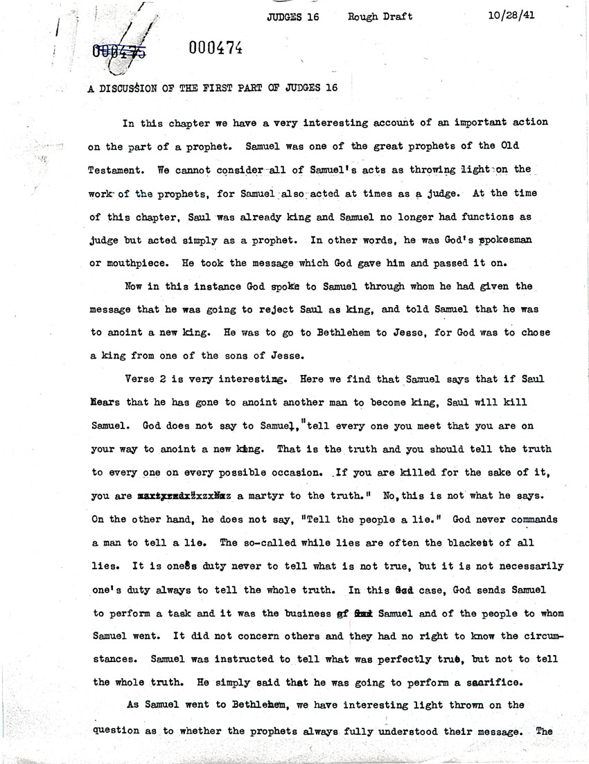 Page One
