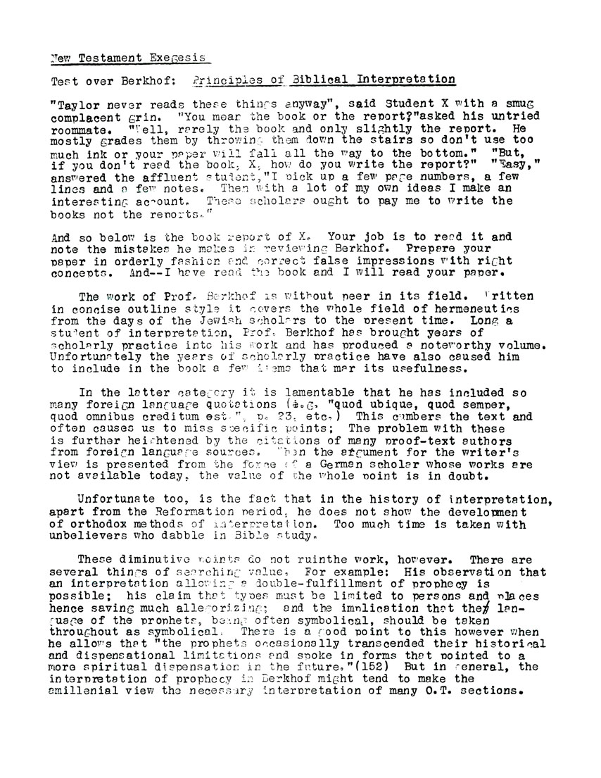 Page One