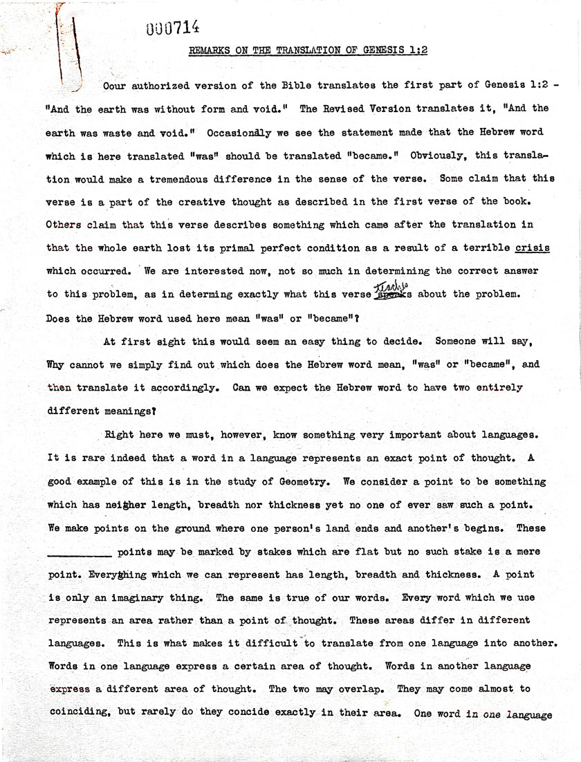 Page One