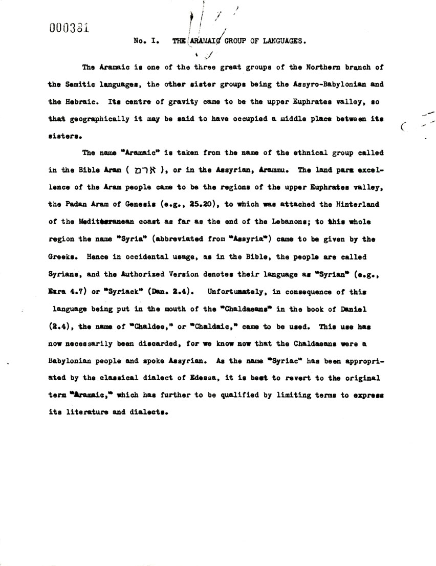 Page One