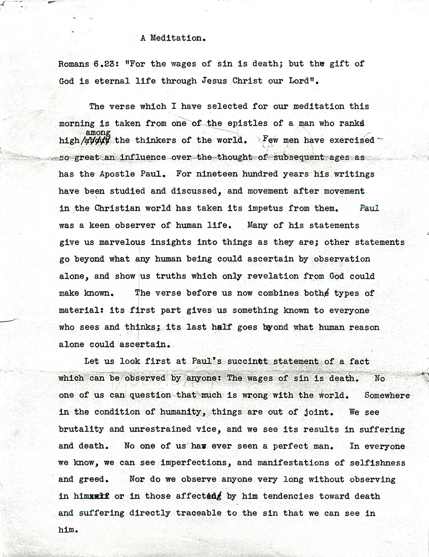Page One