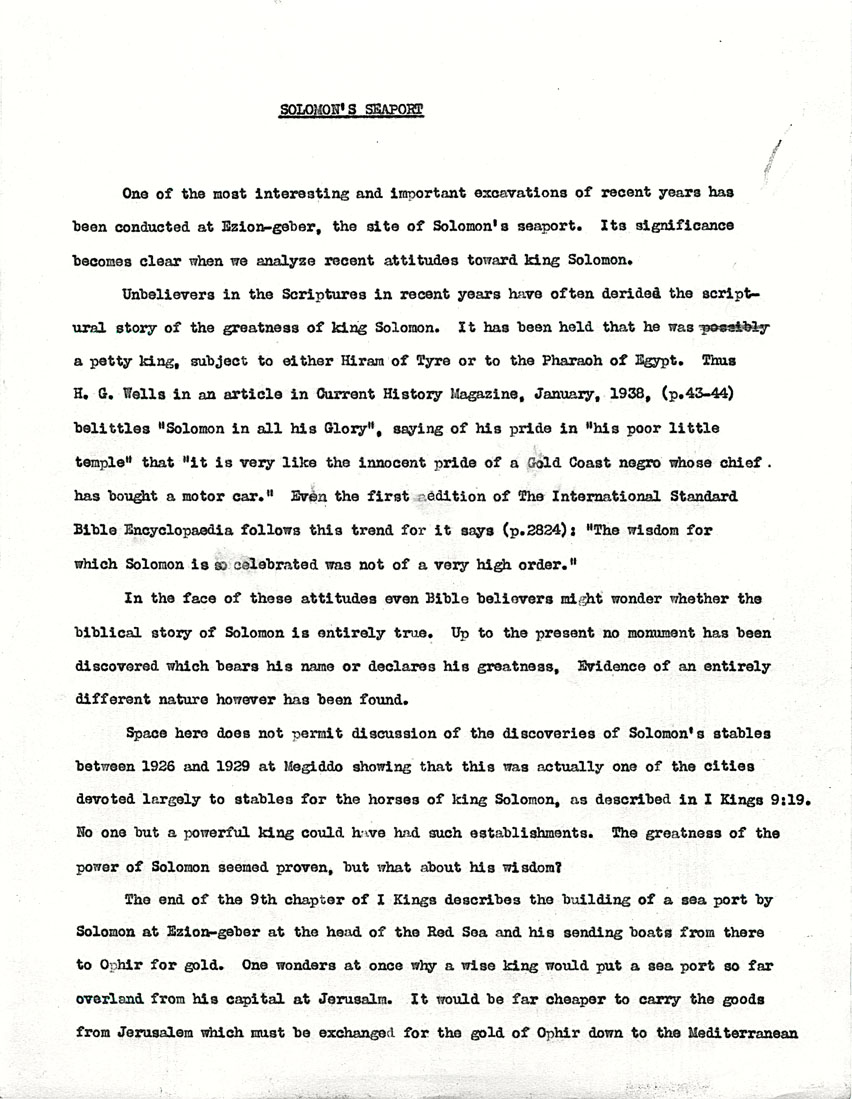 Page One