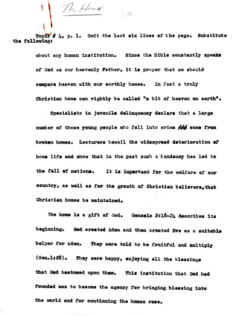 Page One