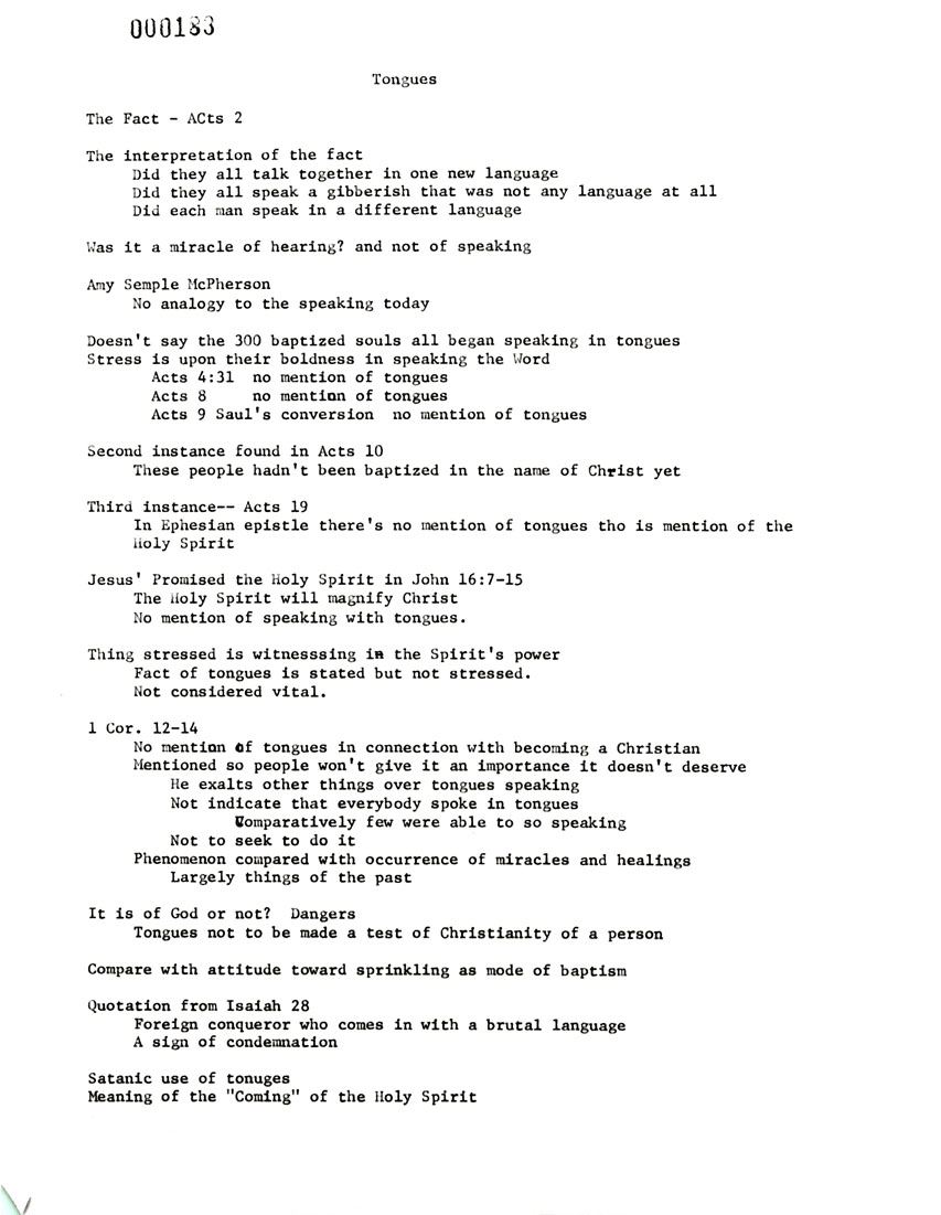 Page One