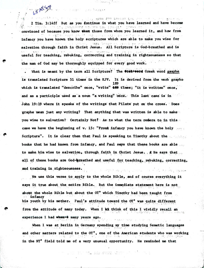 Page One