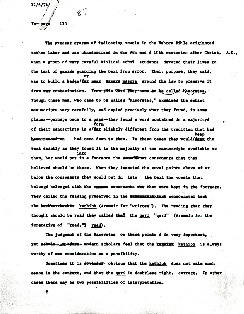 Page One