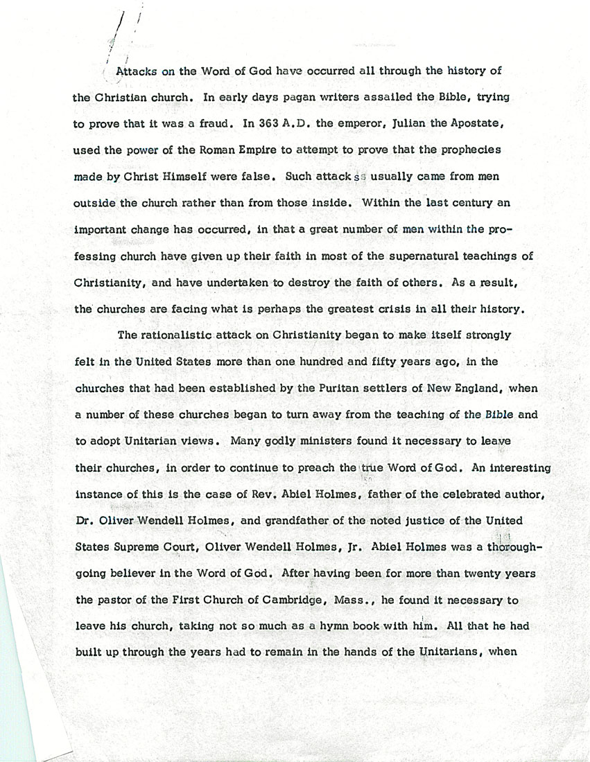 Page One