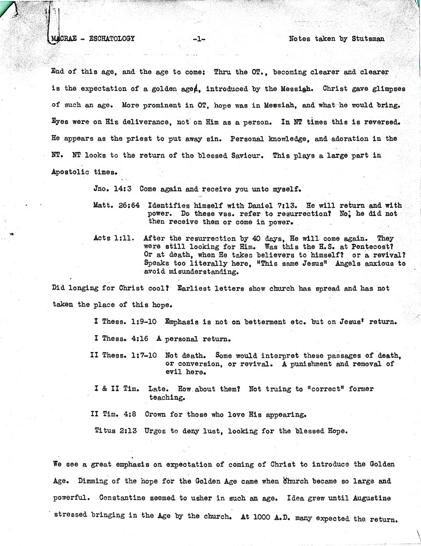 Page One