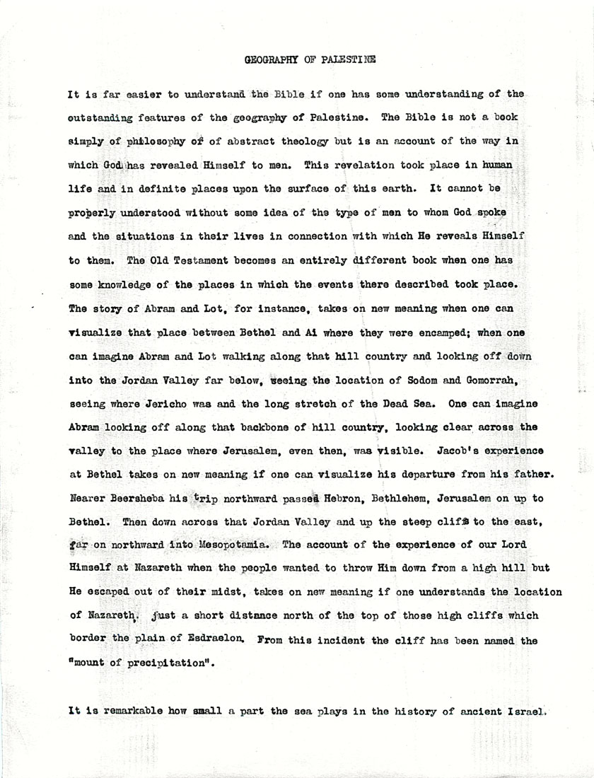Page One