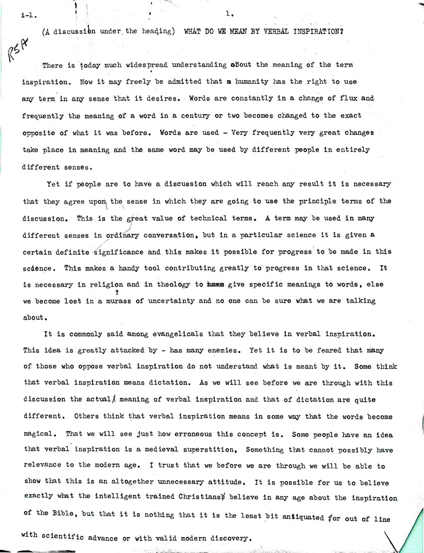 Page One