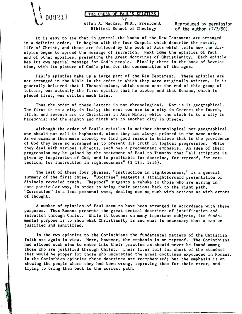 Page One