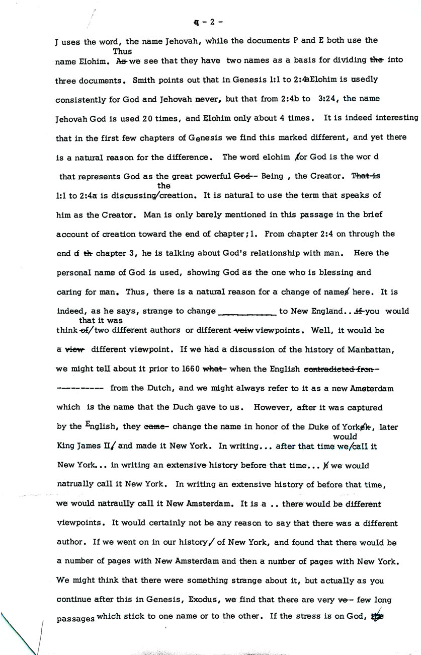 Page One