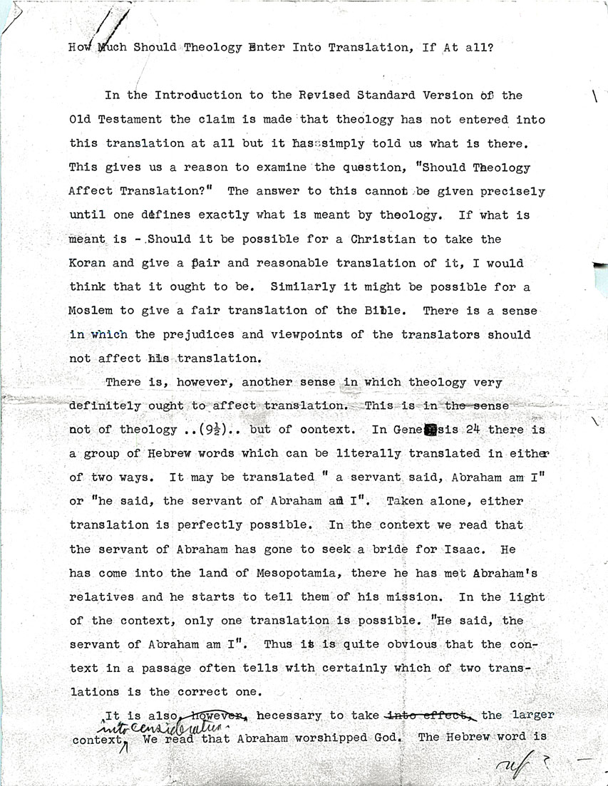 Page One