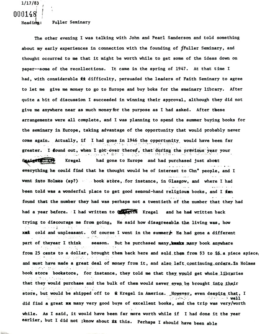 Page One