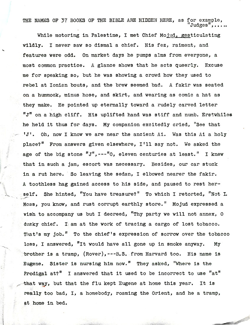 Page One
