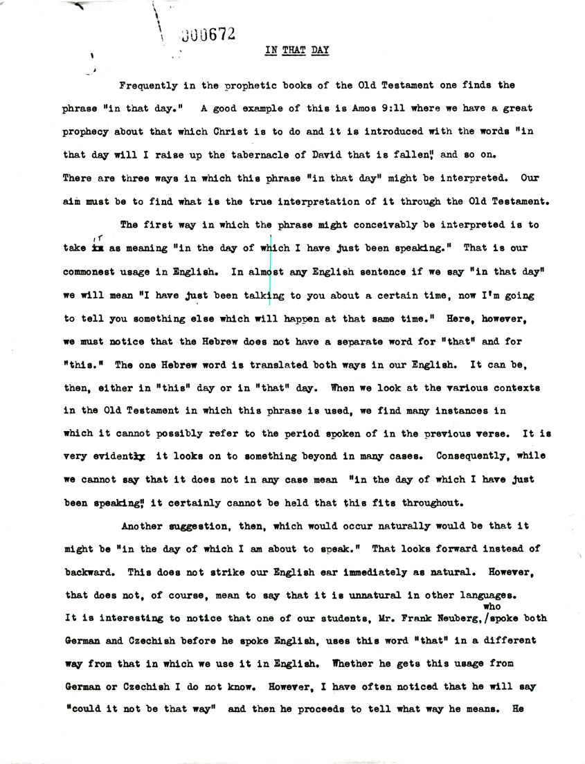 Page One