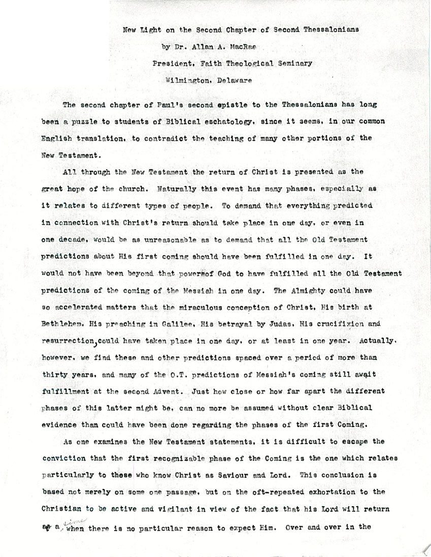Page One