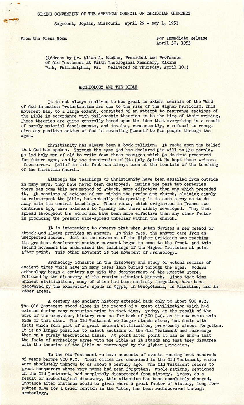 Page One