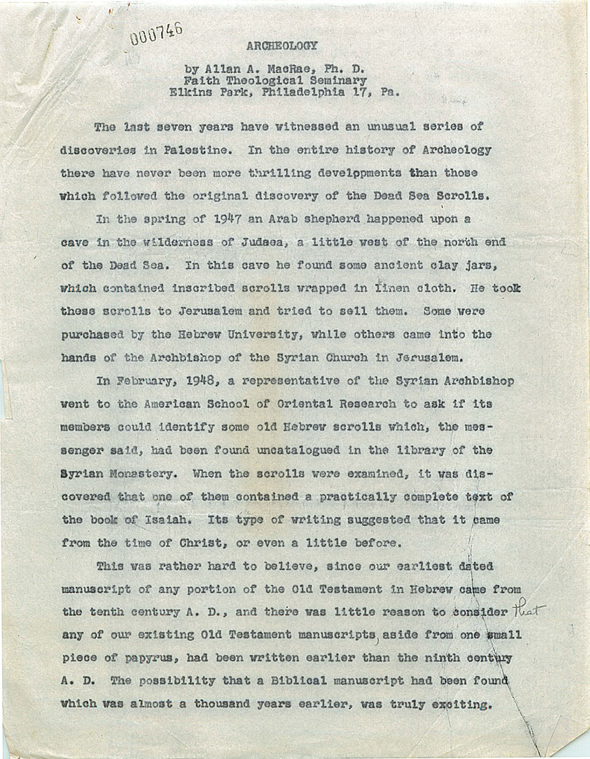 Page One