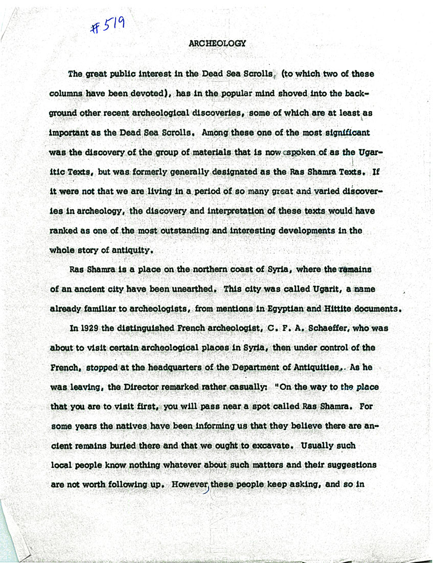 Page One
