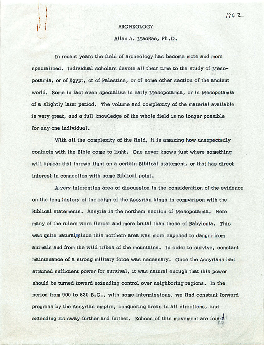 Page One