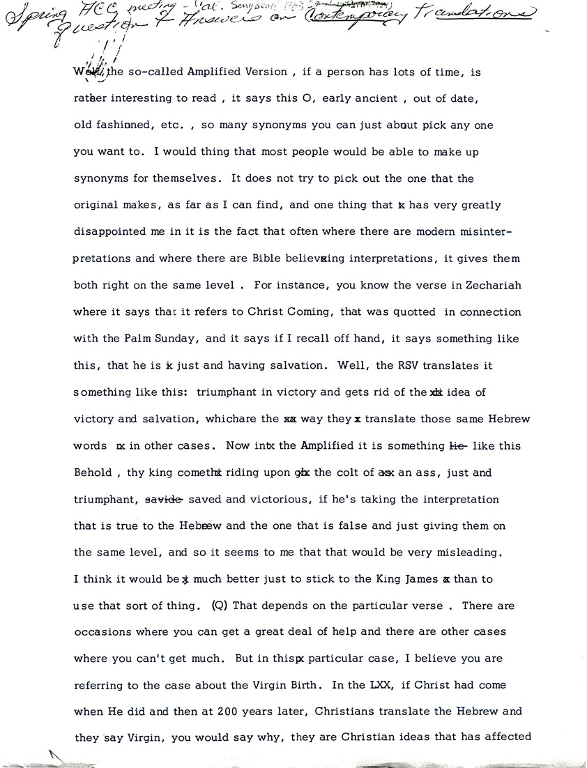 Page One