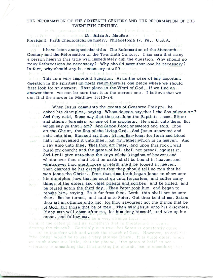 Page One