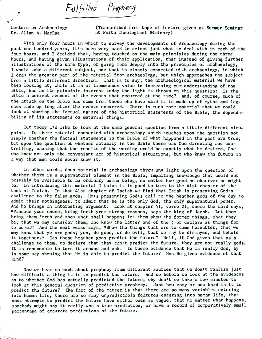Page One