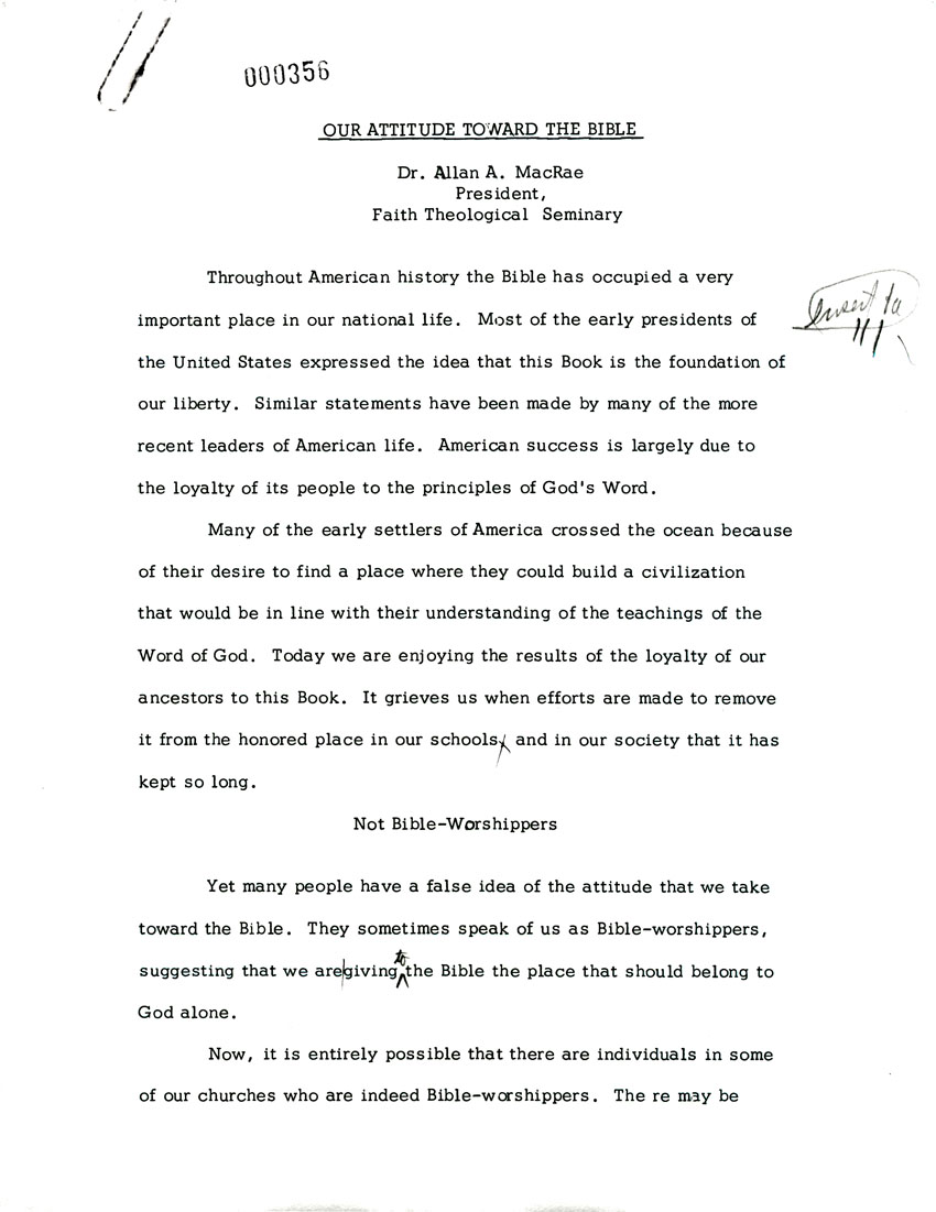 Page One
