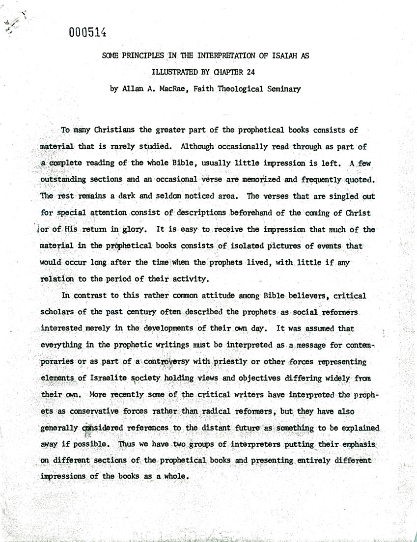 Page One
