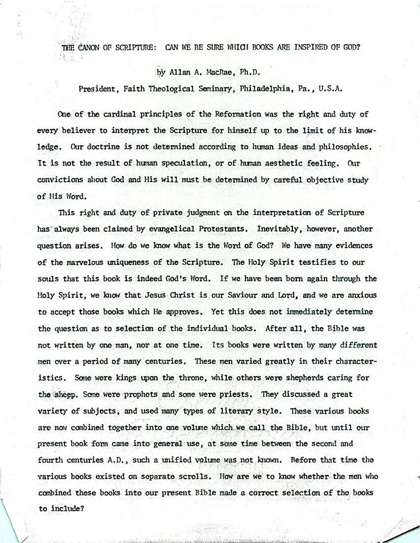 Page One