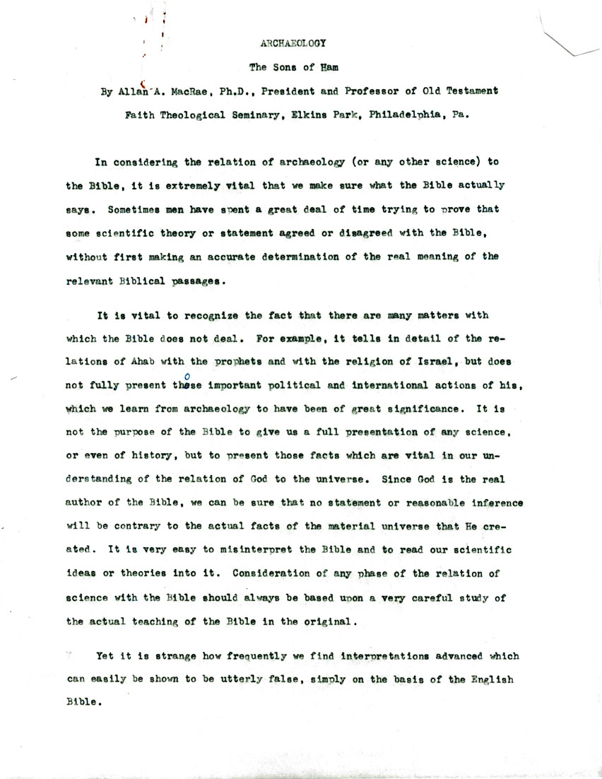 Page One