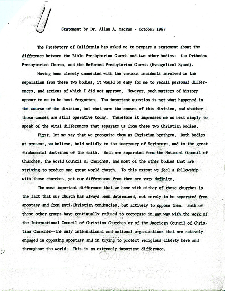 Page One