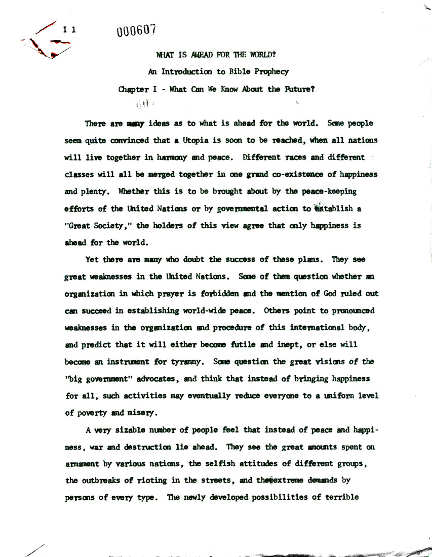 Page One