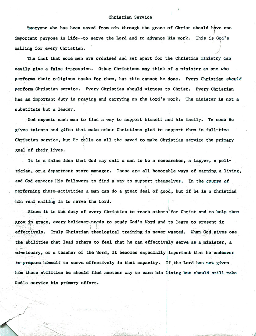 Page One