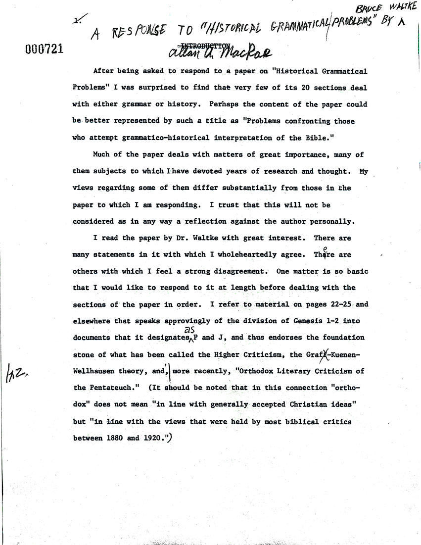 Page One