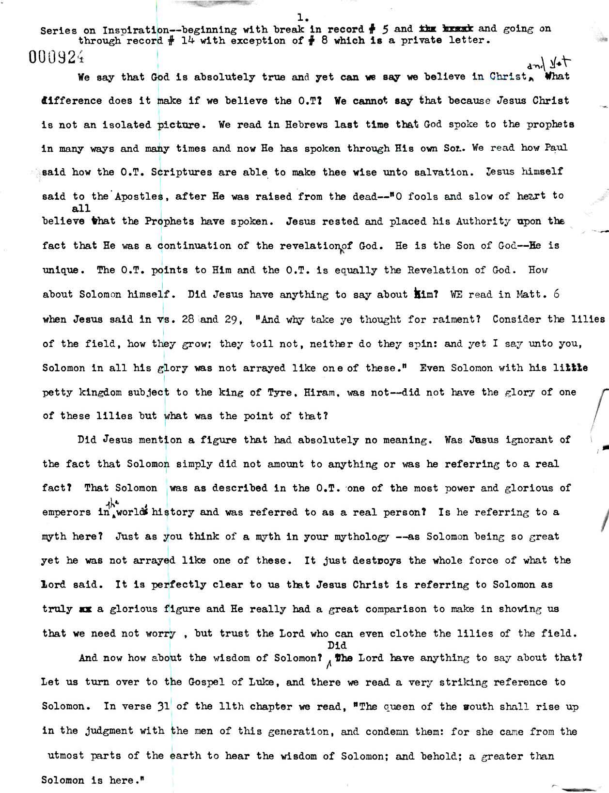 Page One