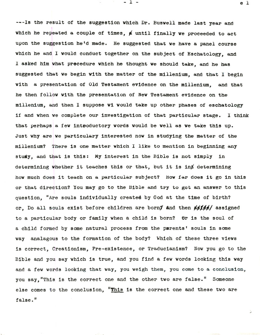 Page One