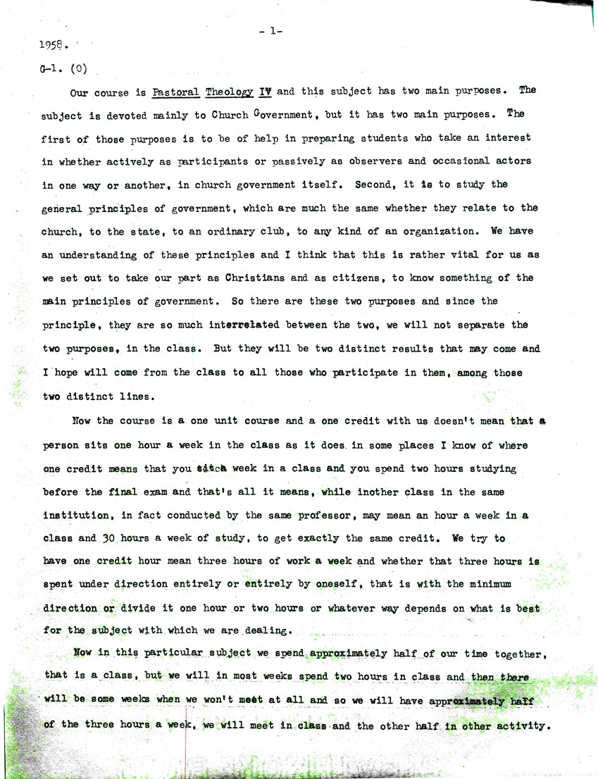 Page One