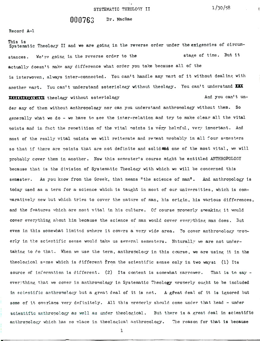 Page One