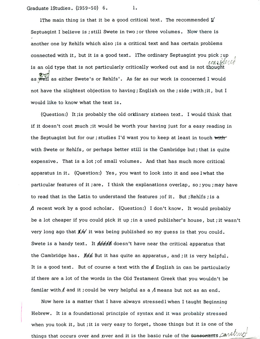 Page One