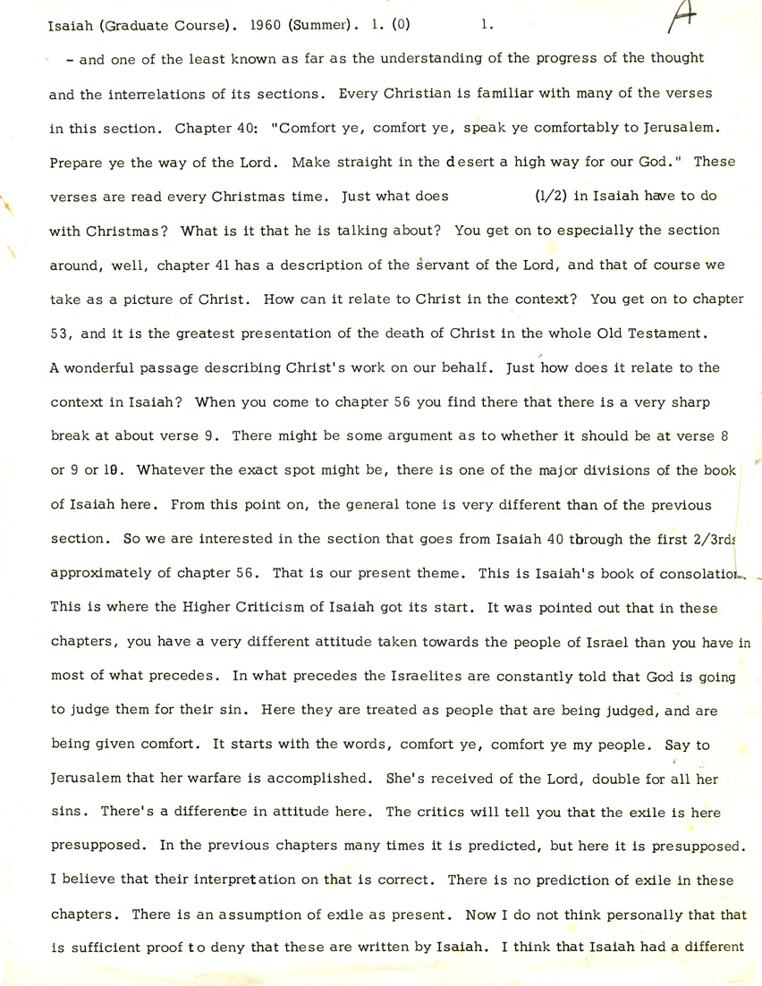 Page One