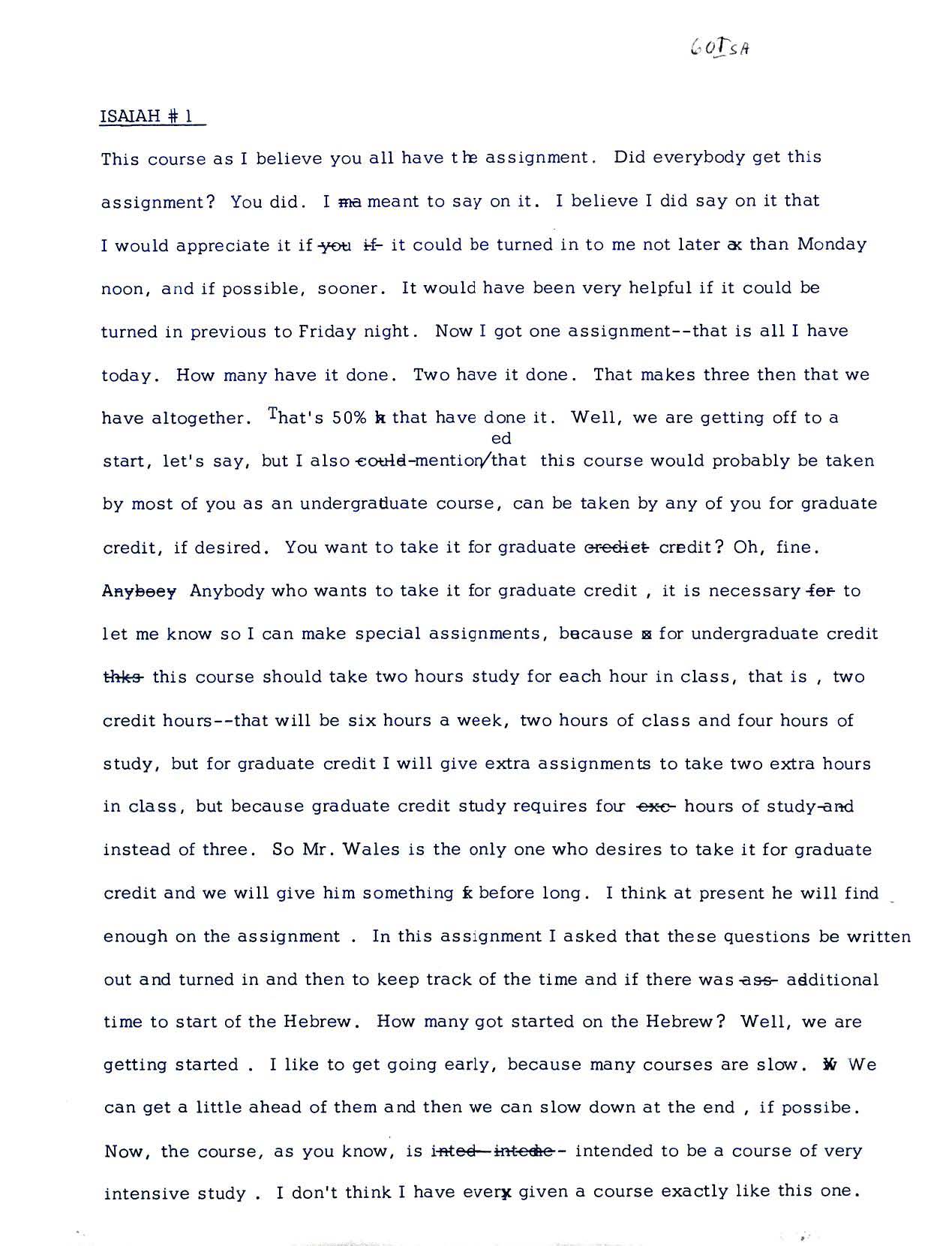 Page One