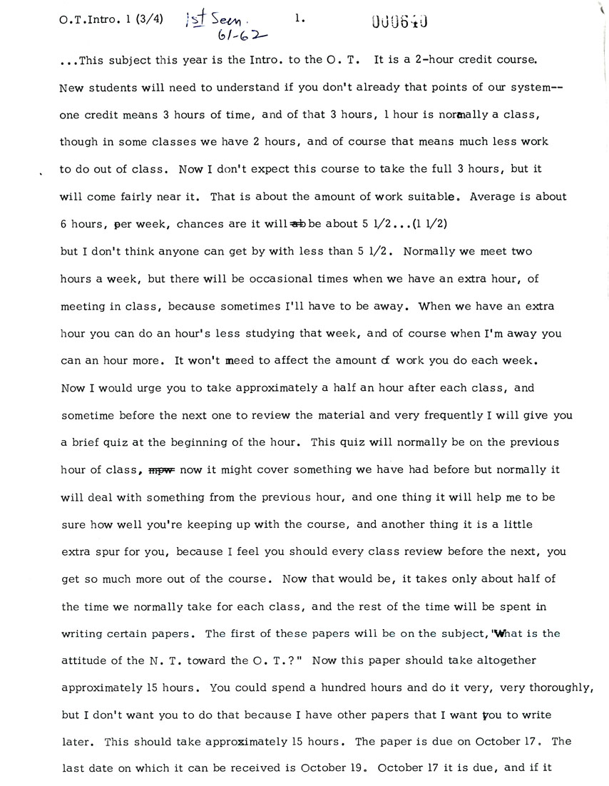 Page One