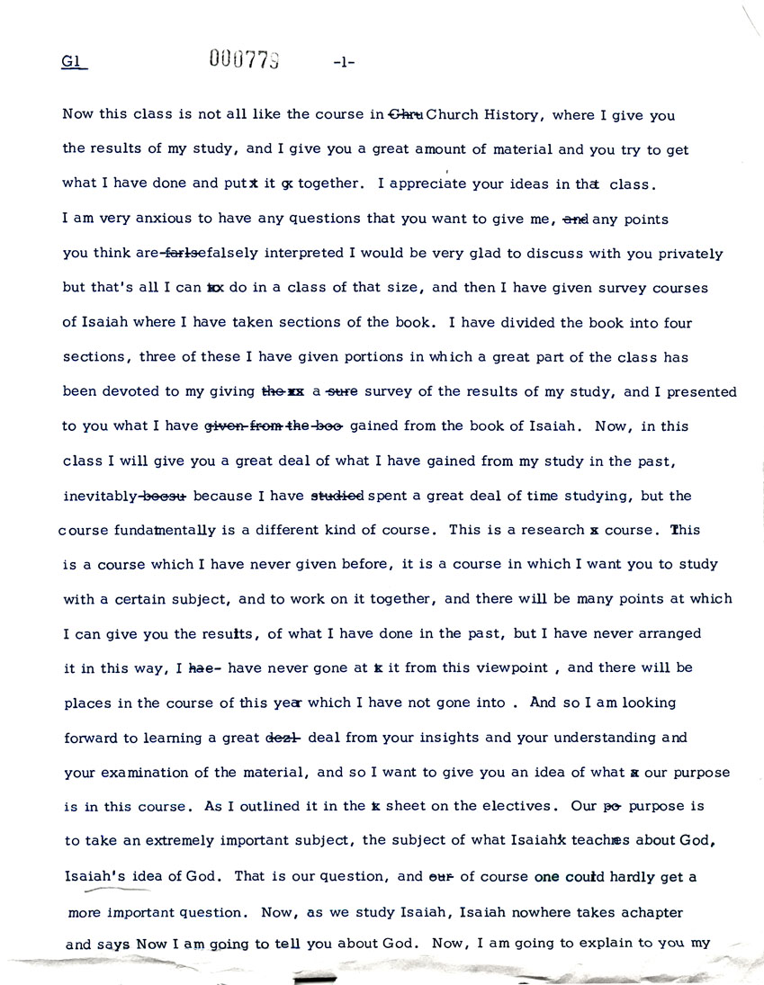 Page One