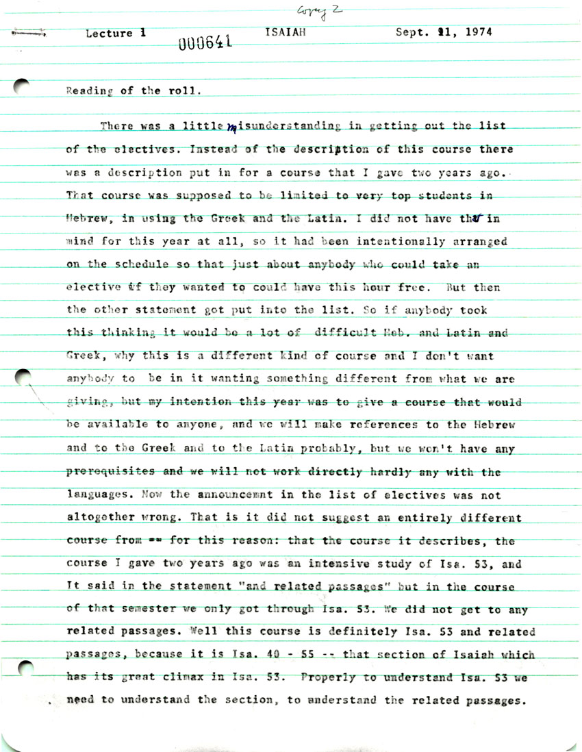Page One