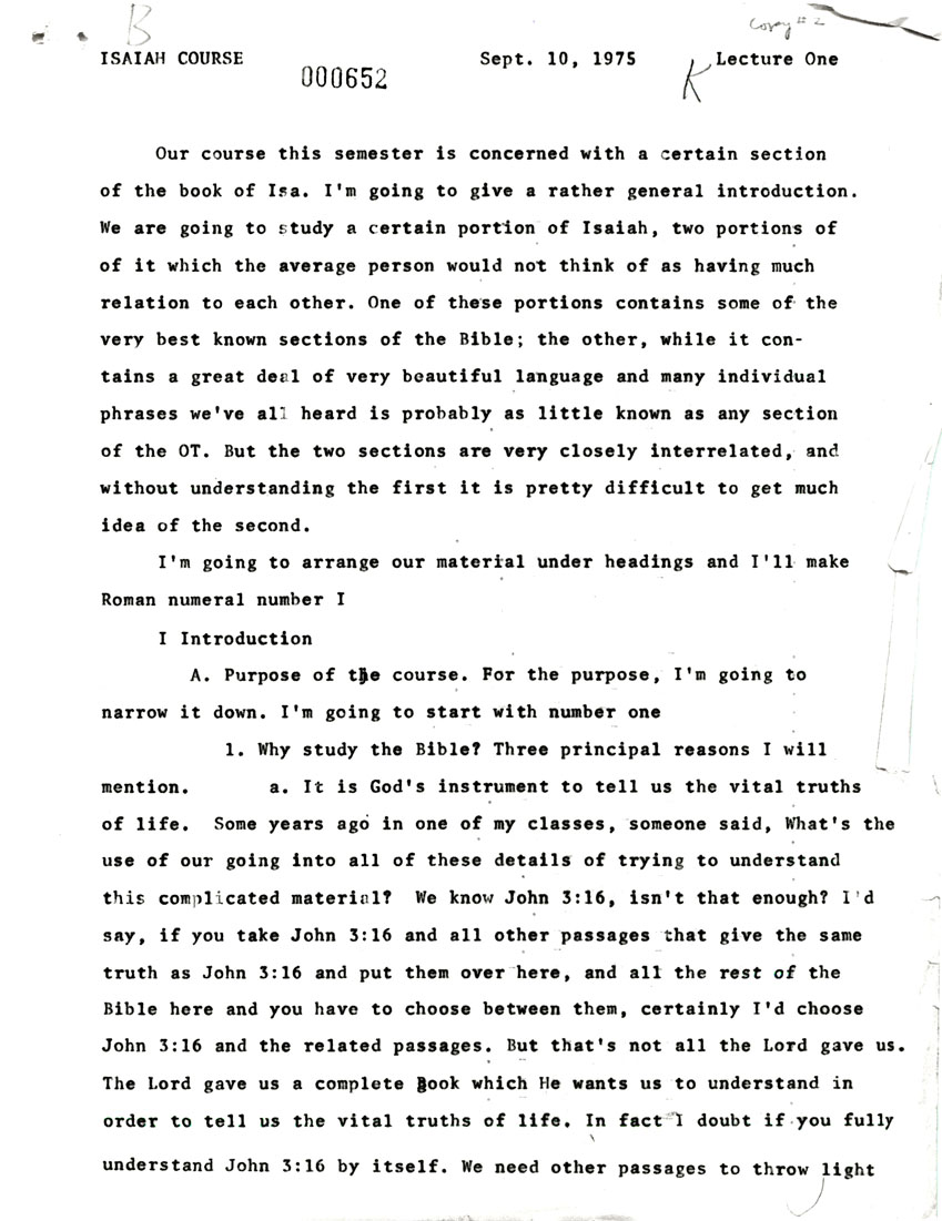 Page One